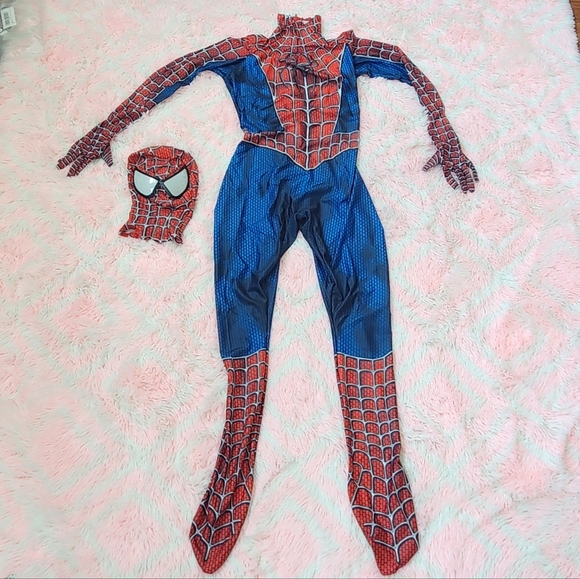 Halloween Cosplay Costume Stretchy Breathable Spandex Adult Full Bodysuit size L - Picture 2 of 8